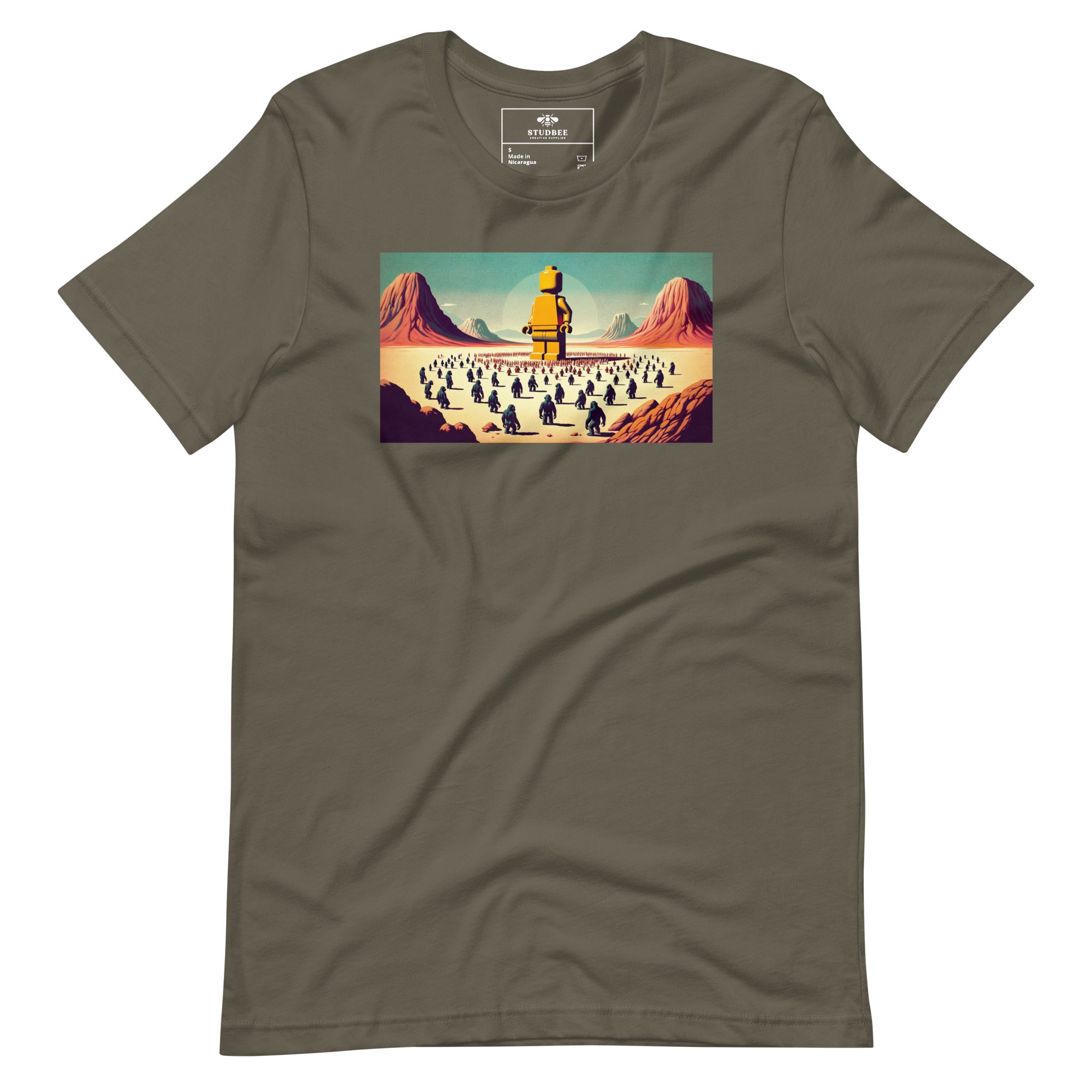 Brick Figure Monolith T-Shirt - StudBee